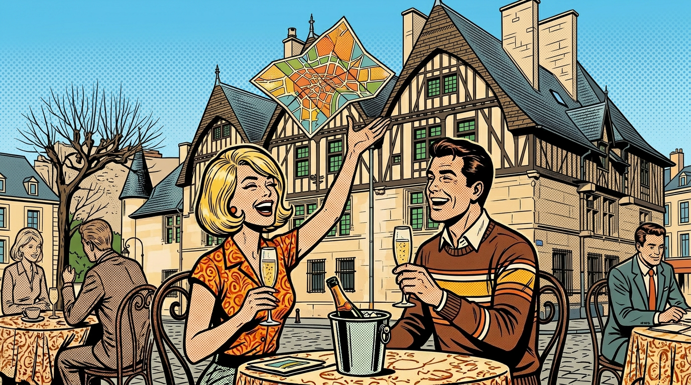 Place du Forum : week-end dans le quartier le plus rémois